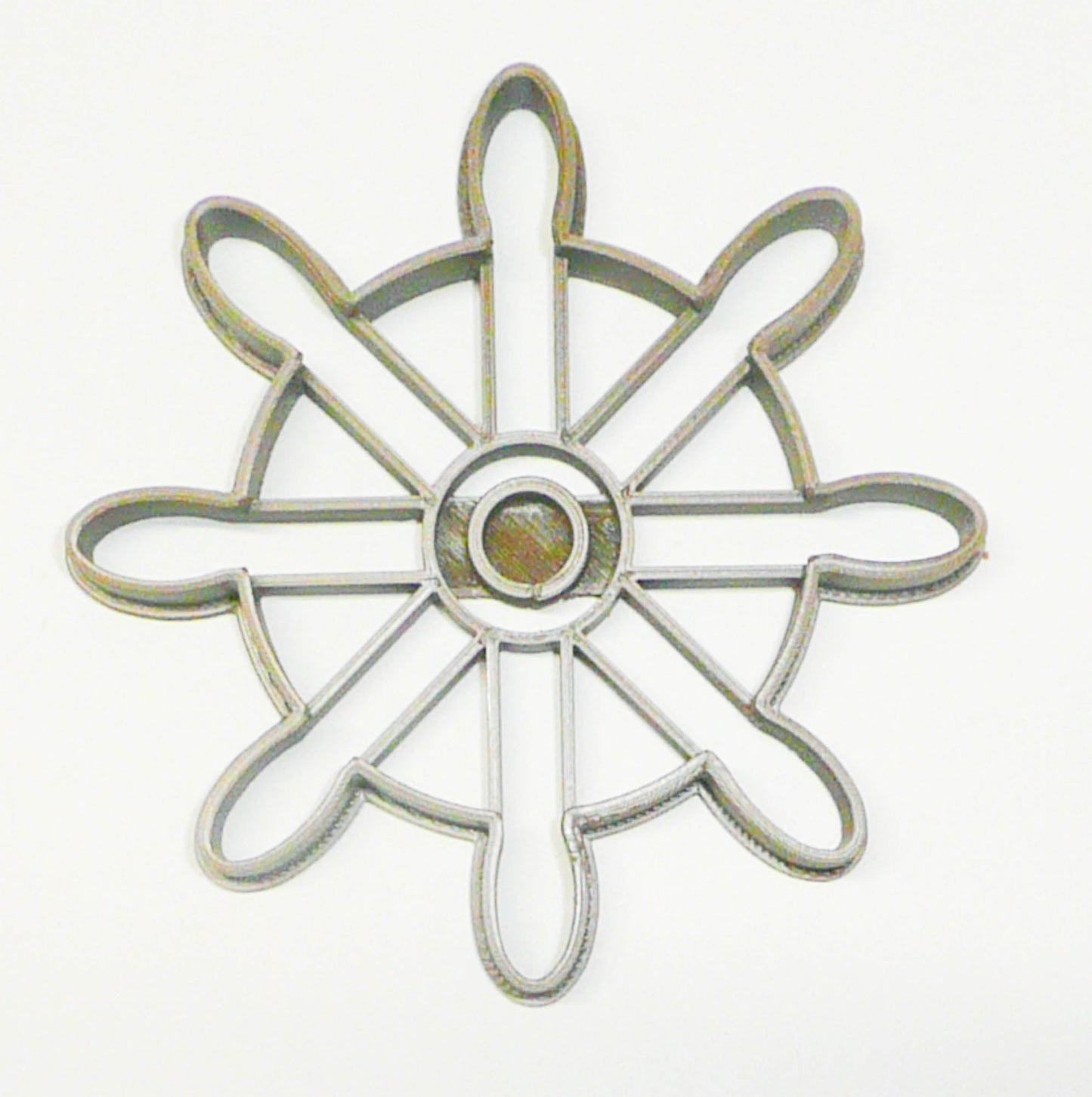 Ship Helm Nautical Boat Wheel Water Vessel Cookie Cutter Made In USA PR2164