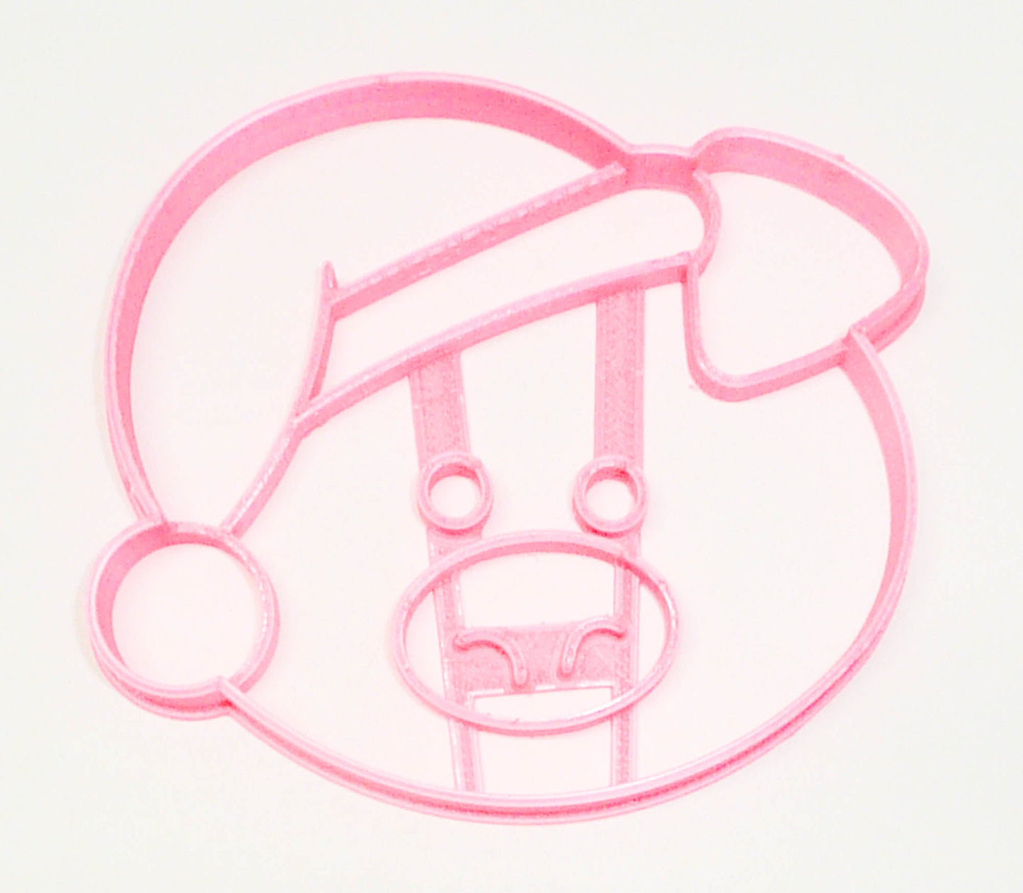 Santa Pig Head Farm Animal Christmas Cookie Cutter Made In USA PR2294