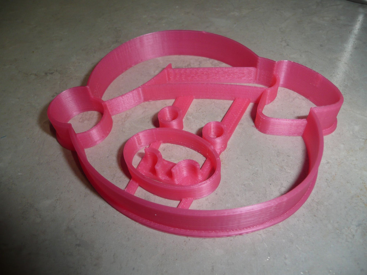 Santa Pig Head Farm Animal Christmas Cookie Cutter Made In USA PR2294