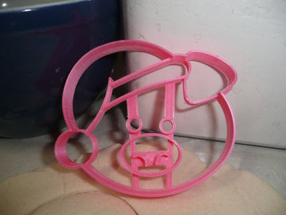 Santa Pig Head Farm Animal Christmas Cookie Cutter Made In USA PR2294