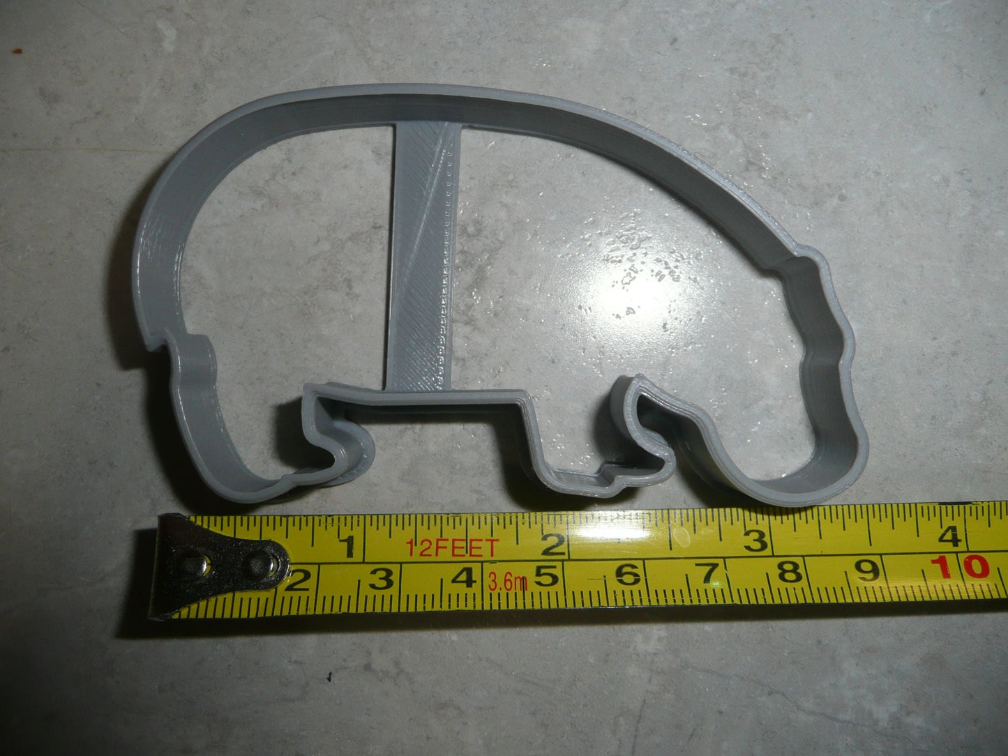 Hippo Outline Hippopotamus Large Mammal Cookie Cutter Made In USA PR2025