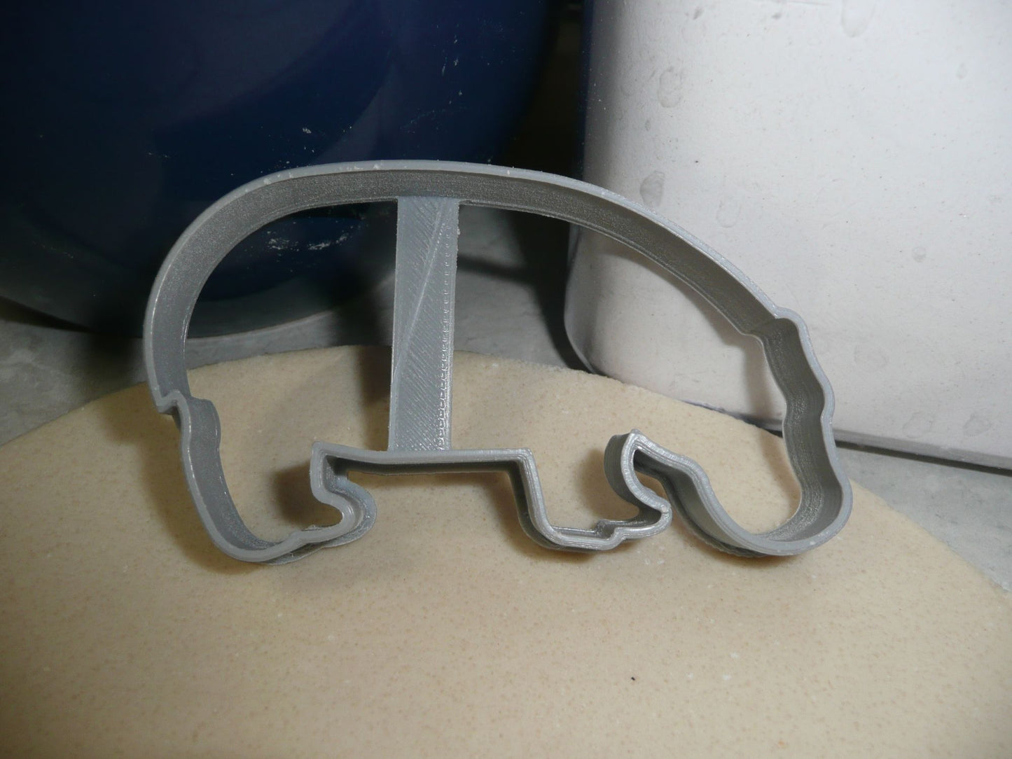 Hippo Outline Hippopotamus Large Mammal Cookie Cutter Made In USA PR2025