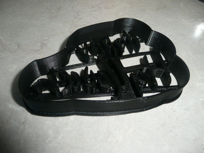Happy Halloween Words Scary Font Letters Cookie Cutter Made In USA PR3022