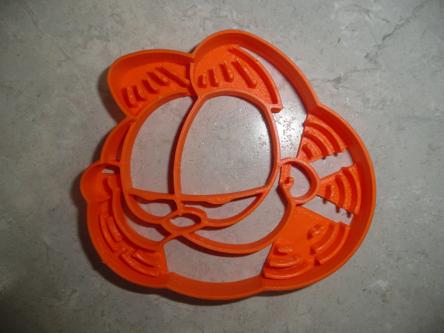 6x Garfield Face Fondant Cutter Cupcake Topper 1.75 IN USA FD4037