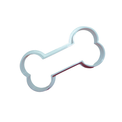 6x Dog Bone Biscuit Outline Fondant Cutter Cupcake Topper 1.75 IN USA FD100