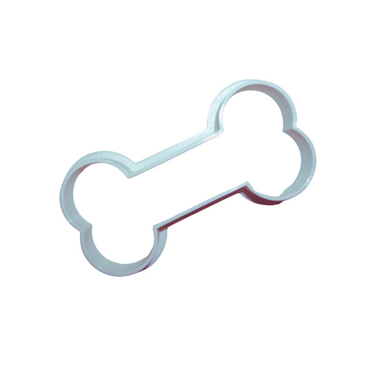 6x Dog Bone Biscuit Outline Fondant Cutter Cupcake Topper 1.75 IN USA FD100