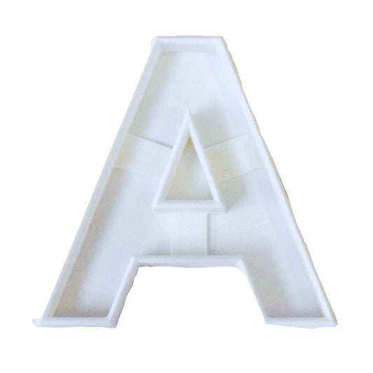 6x Letter A Alphabet Fondant Cutter Cupcake Topper 1.75 IN USA FD107A