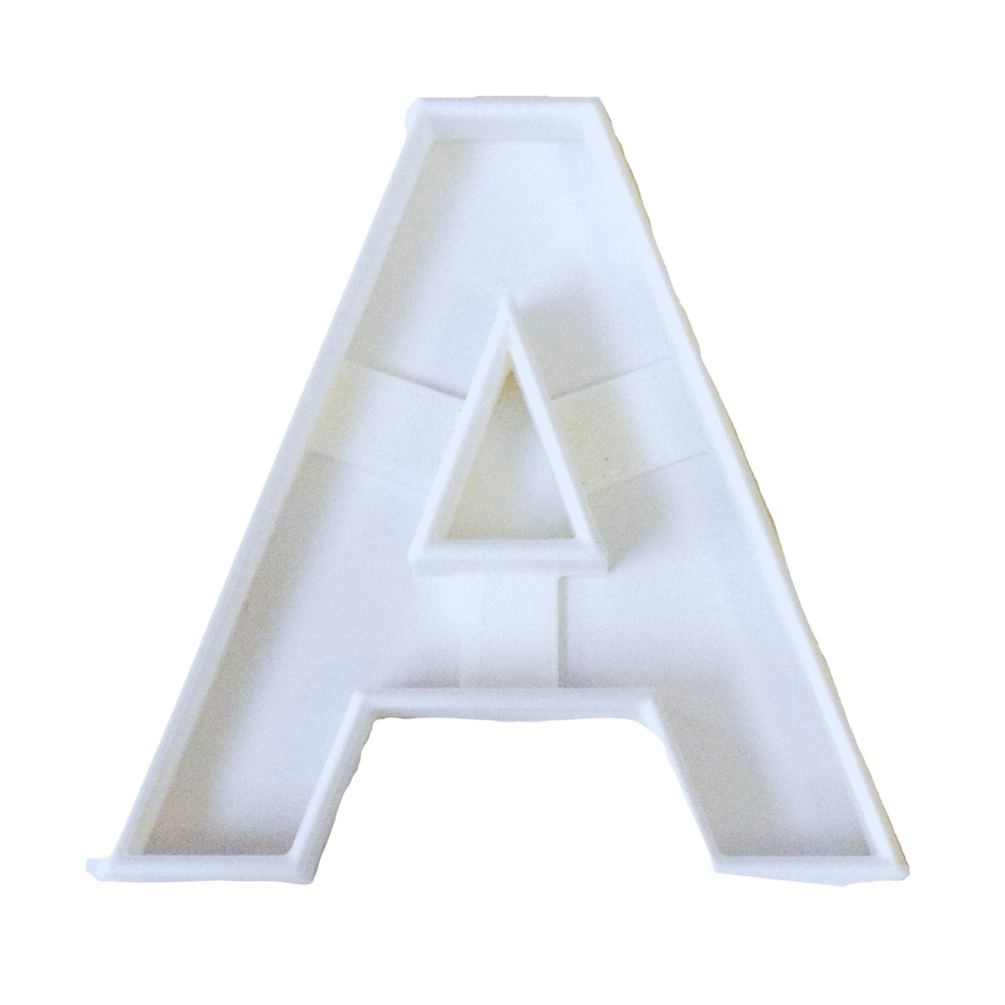 6x Letter A Alphabet Fondant Cutter Cupcake Topper 1.75 IN USA FD107A