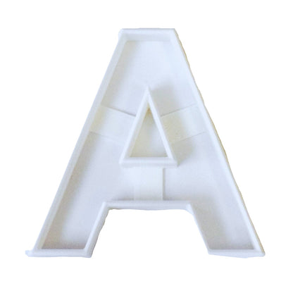 6x Letter A Alphabet Fondant Cutter Cupcake Topper 1.75 IN USA FD107A