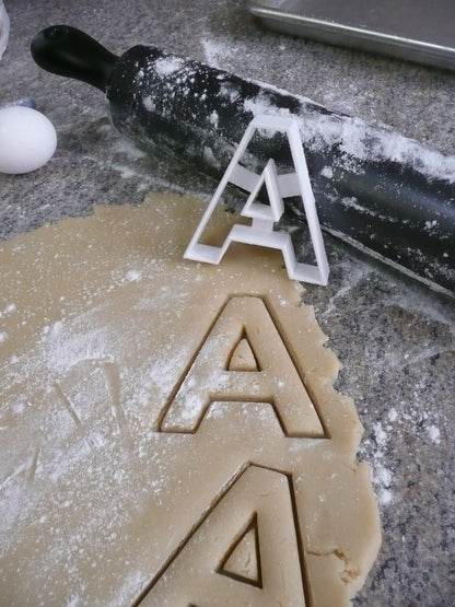 Letter A Initial Alphabet Letters Cookie Cutter Baking Tool USA PR107A