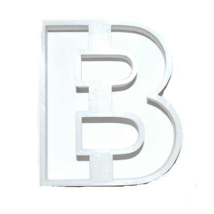 6x Letter B Alphabet Fondant Cutter Cupcake Topper 1.75 IN USA FD107B