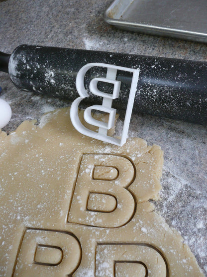 Letter B Initial Alphabet Letters Cookie Cutter Baking Tool USA PR107B