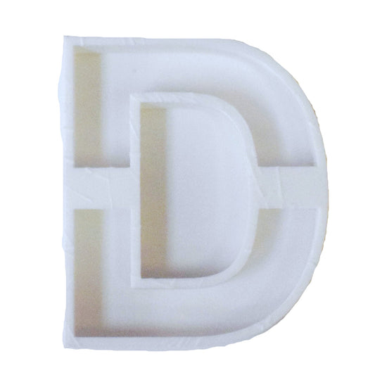 6x Letter D Alphabet Fondant Cutter Cupcake Topper 1.75 IN USA FD107D