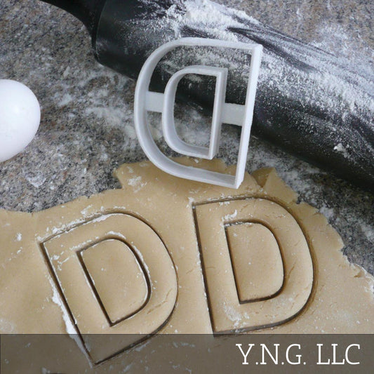 Letter D Initial Alphabet Letters Cookie Cutter Baking Tool USA PR107D