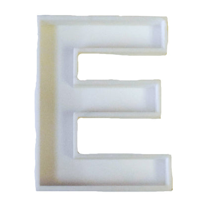 6x Letter E Alphabet Fondant Cutter Cupcake Topper 1.75 IN USA FD107E