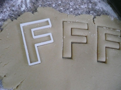 Letter F Initial Alphabet Letters Cookie Cutter Baking Tool USA PR107F