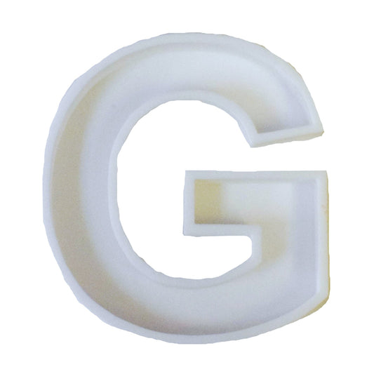 6x Letter G Alphabet Fondant Cutter Cupcake Topper 1.75 IN USA FD107G