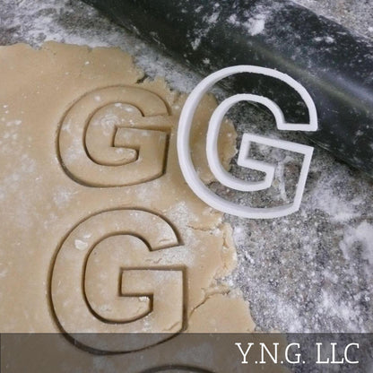 Letter G Initial Alphabet Letters Cookie Cutter Baking Tool USA PR107G