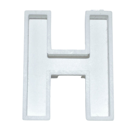 6x Letter H Alphabet Fondant Cutter Cupcake Topper 1.75 IN USA FD107H