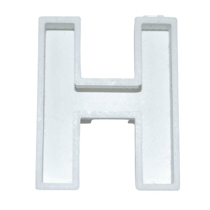 6x Letter H Alphabet Fondant Cutter Cupcake Topper 1.75 IN USA FD107H