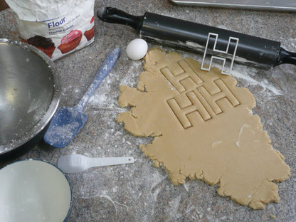 Letter H Initial Alphabet Letters Cookie Cutter Baking Tool USA PR107H
