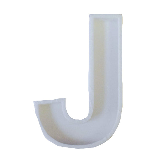 6x Letter J Alphabet Fondant Cutter Cupcake Topper 1.75 IN USA FD107J