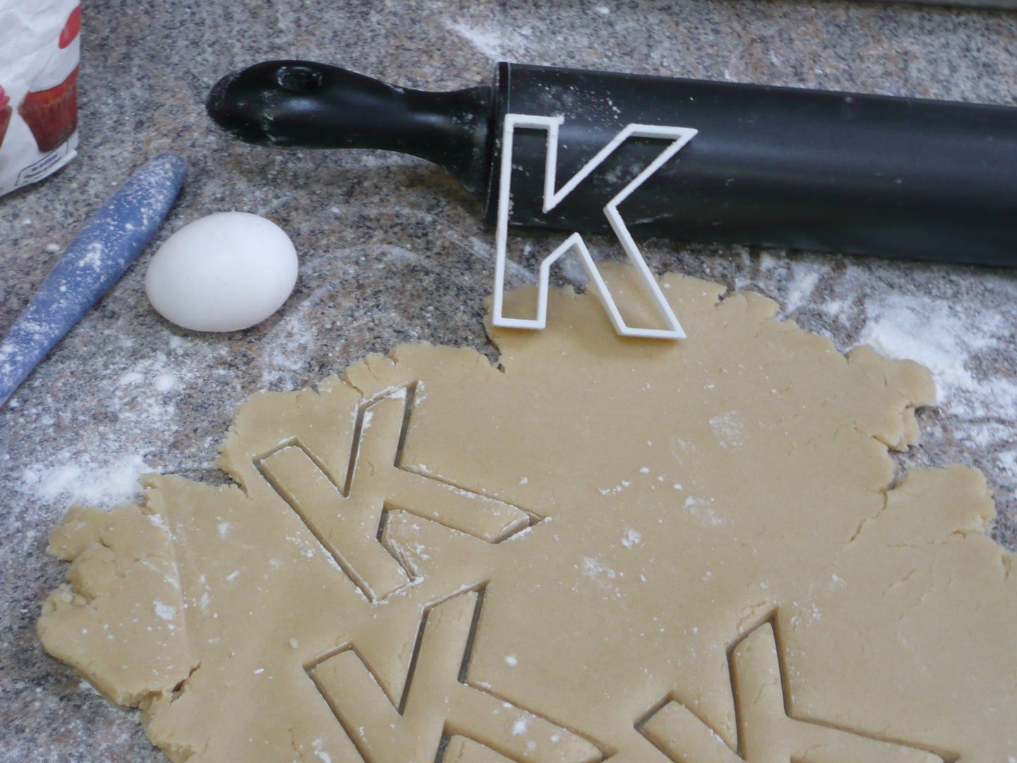 Letter K Initial Alphabet Letters Cookie Cutter Baking Tool USA PR107K