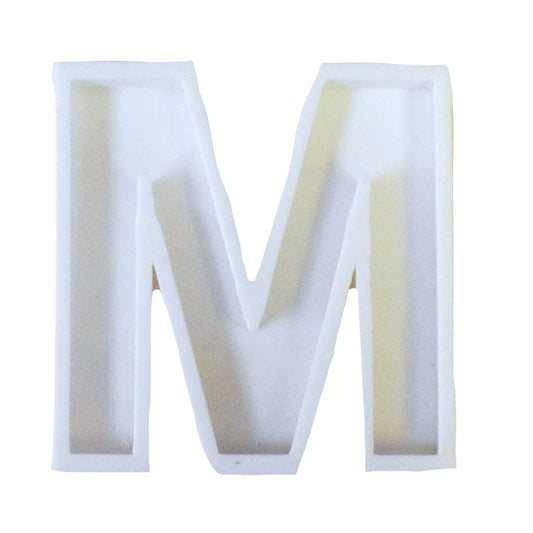 6x Letter M Alphabet Fondant Cutter Cupcake Topper 1.75 IN USA FD107M