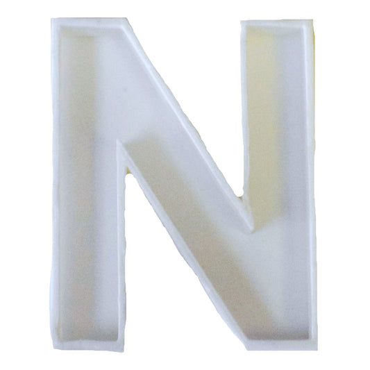 6x Letter N Alphabet Fondant Cutter Cupcake Topper 1.75 IN USA FD107N