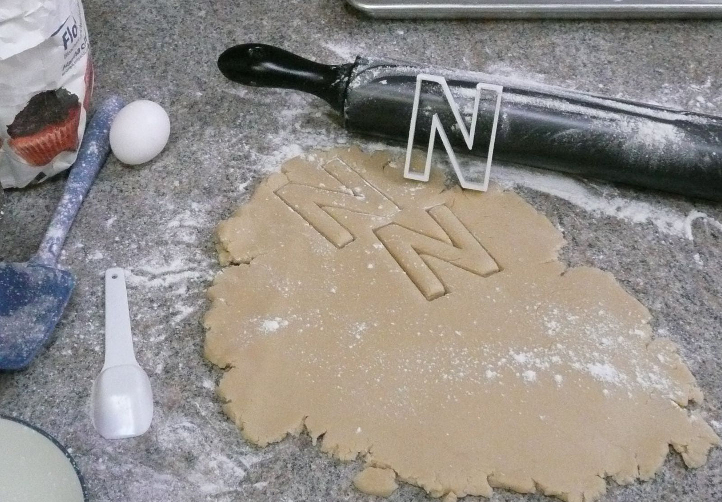 Letter N Initial Alphabet Letters Cookie Cutter Baking Tool USA PR107N