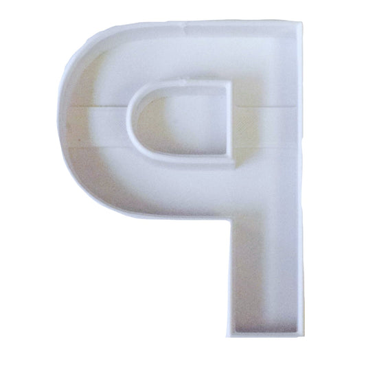 6x Letter P Alphabet Fondant Cutter Cupcake Topper 1.75 IN USA FD107P