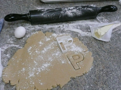 Letter P Initial Alphabet Letters Cookie Cutter Baking Tool USA PR107P