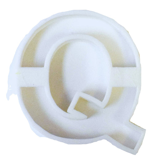 6x Letter Q Alphabet Fondant Cutter Cupcake Topper 1.75 IN USA FD107Q