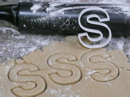 Letter S Initial Alphabet Letters Cookie Cutter Baking Tool USA PR107S