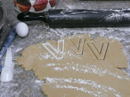 Letter V Initial Alphabet Letters Cookie Cutter Baking Tool USA PR107V