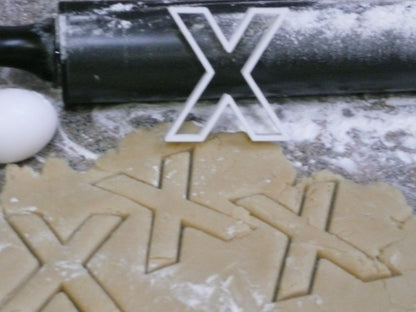 Letter X Initial Alphabet Letters Cookie Cutter Baking Tool USA PR107X