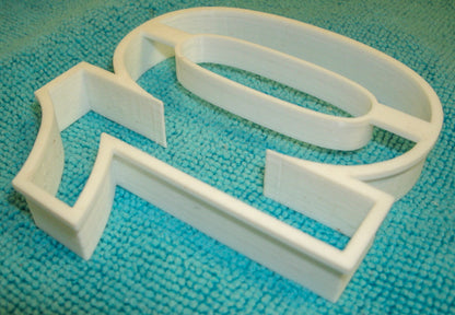 6x Number 10 Ten Fondant Cutter Cupcake Topper 1.75 IN USA FD108-10