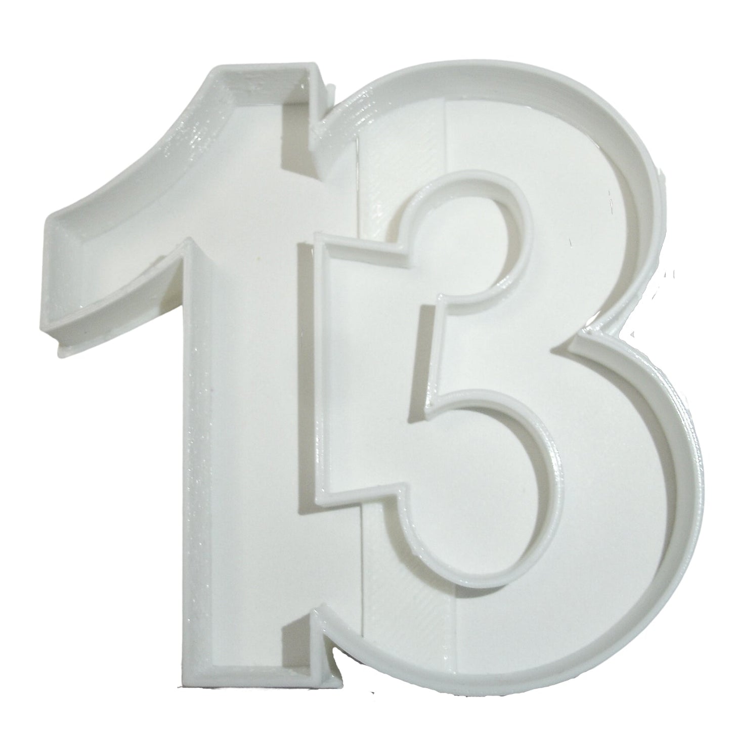 6x Number 13 Thirteen Fondant Cutter Cupcake Topper 1.75 IN USA FD108-13
