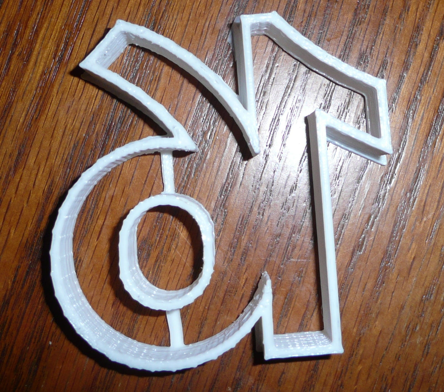 6x Number 16 Sixteen Fondant Cutter Cupcake Topper 1.75 IN USA FD108-16