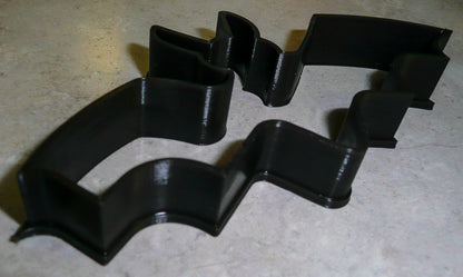 6x Scary Bat Outline Fondant Cutter Cupcake Topper 1.75 IN USA FD116