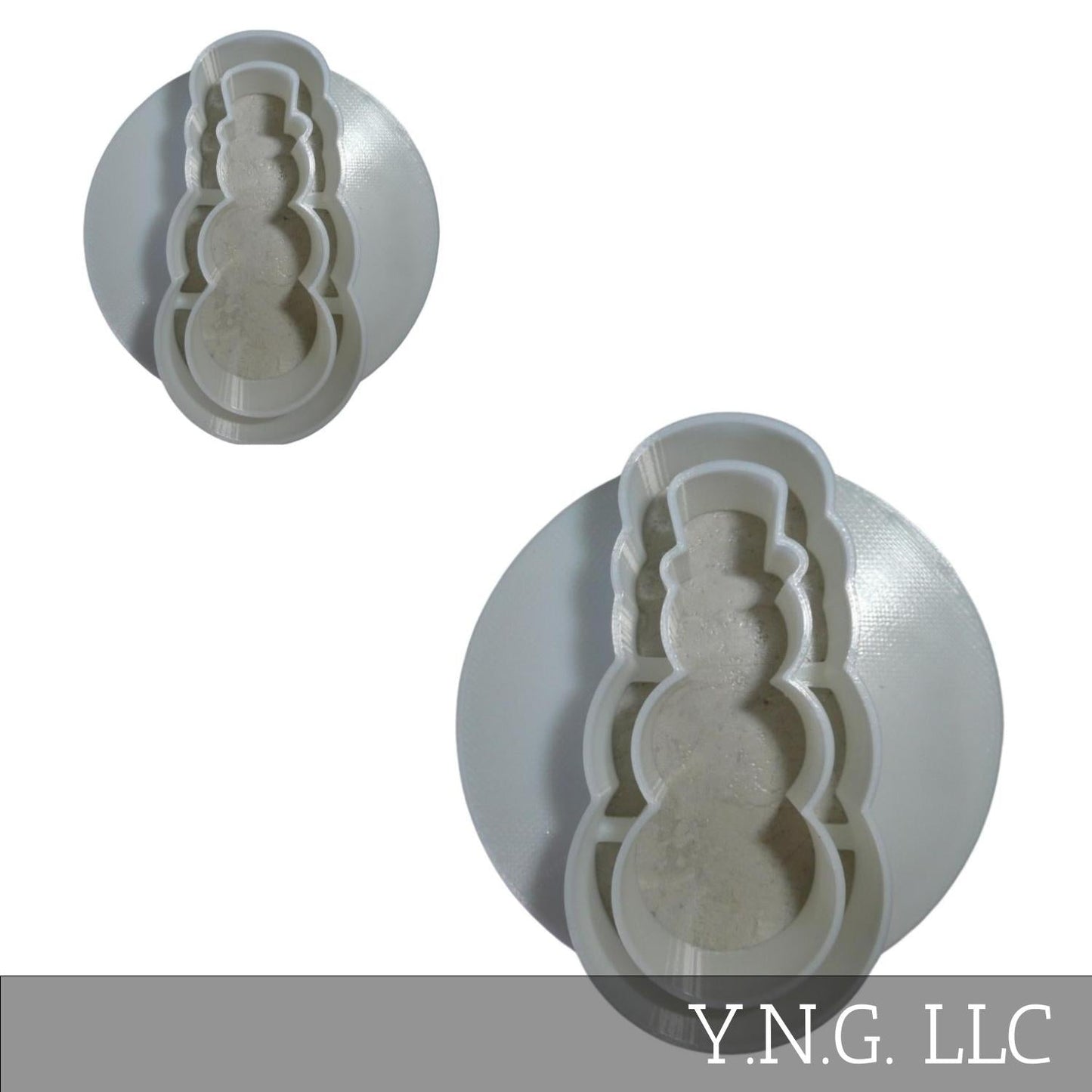 Snowman Set Of 2 Sizes Concha Cutters Bread Stamps Made in USA PR1802