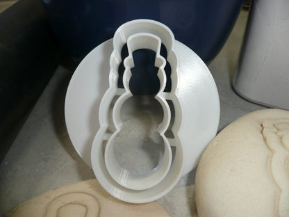 Snowman Set Of 2 Sizes Concha Cutters Bread Stamps Made in USA PR1802