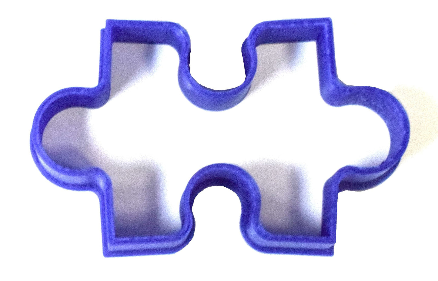 6x Puzzle Piece Outline Fondant Cutter Cupcake Topper 1.75 IN USA FD184