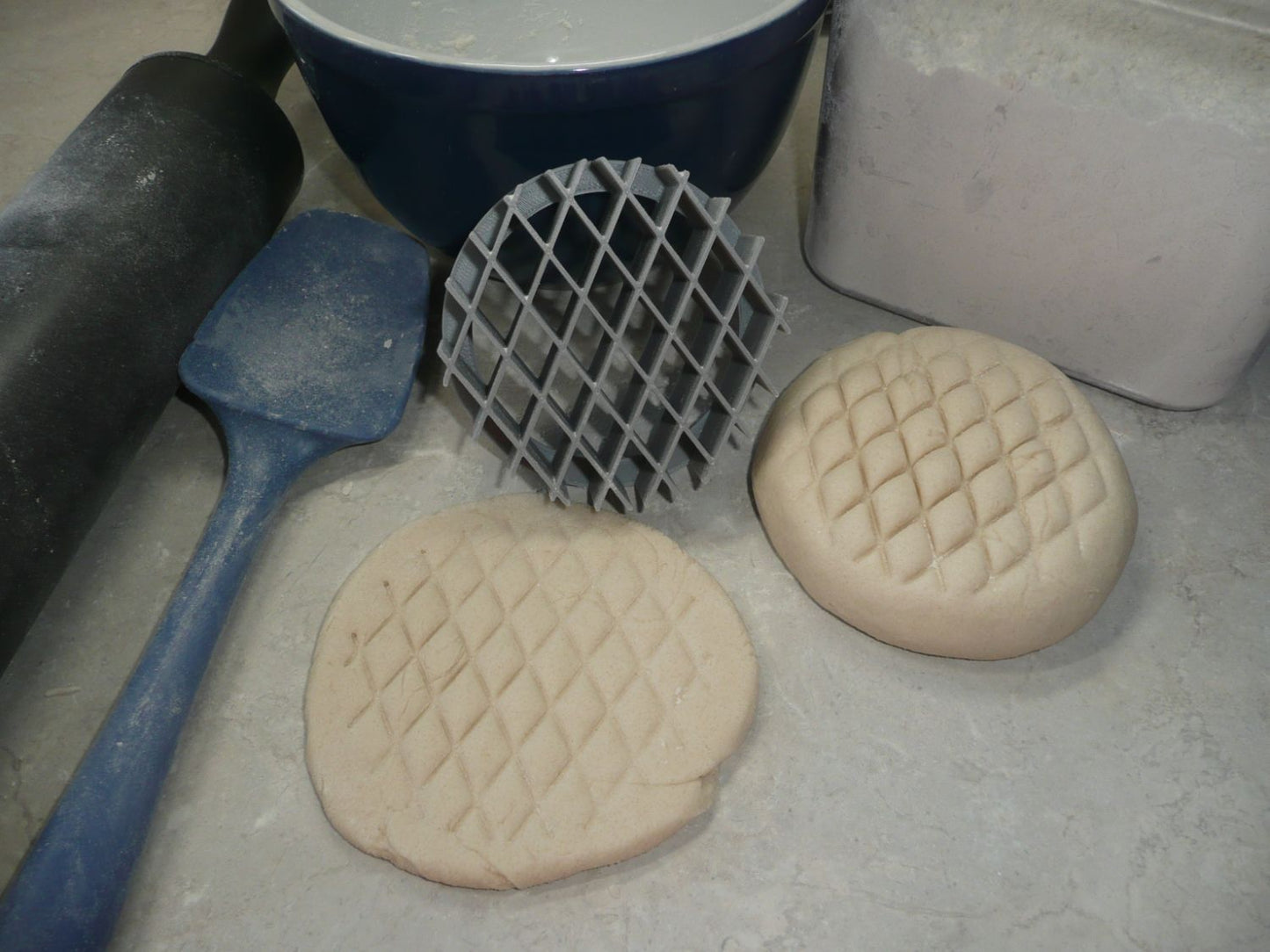 Summer Garden Set Of 3 Concha Cutters Sweet Bread Stamp USA PR1878