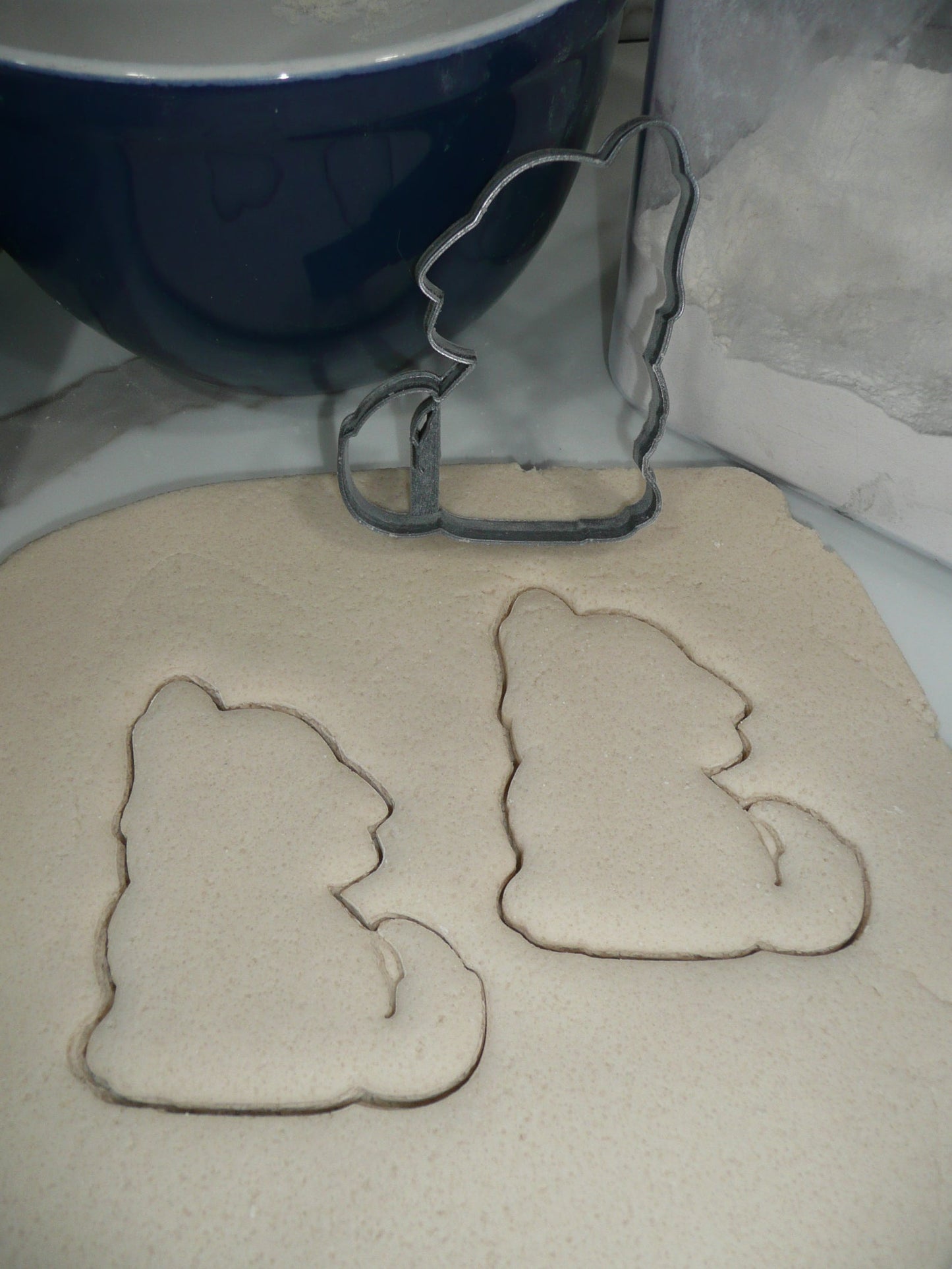 Howling Wolves Adult Baby Set Of 2 Cookie Cutters Made In USA PR1923