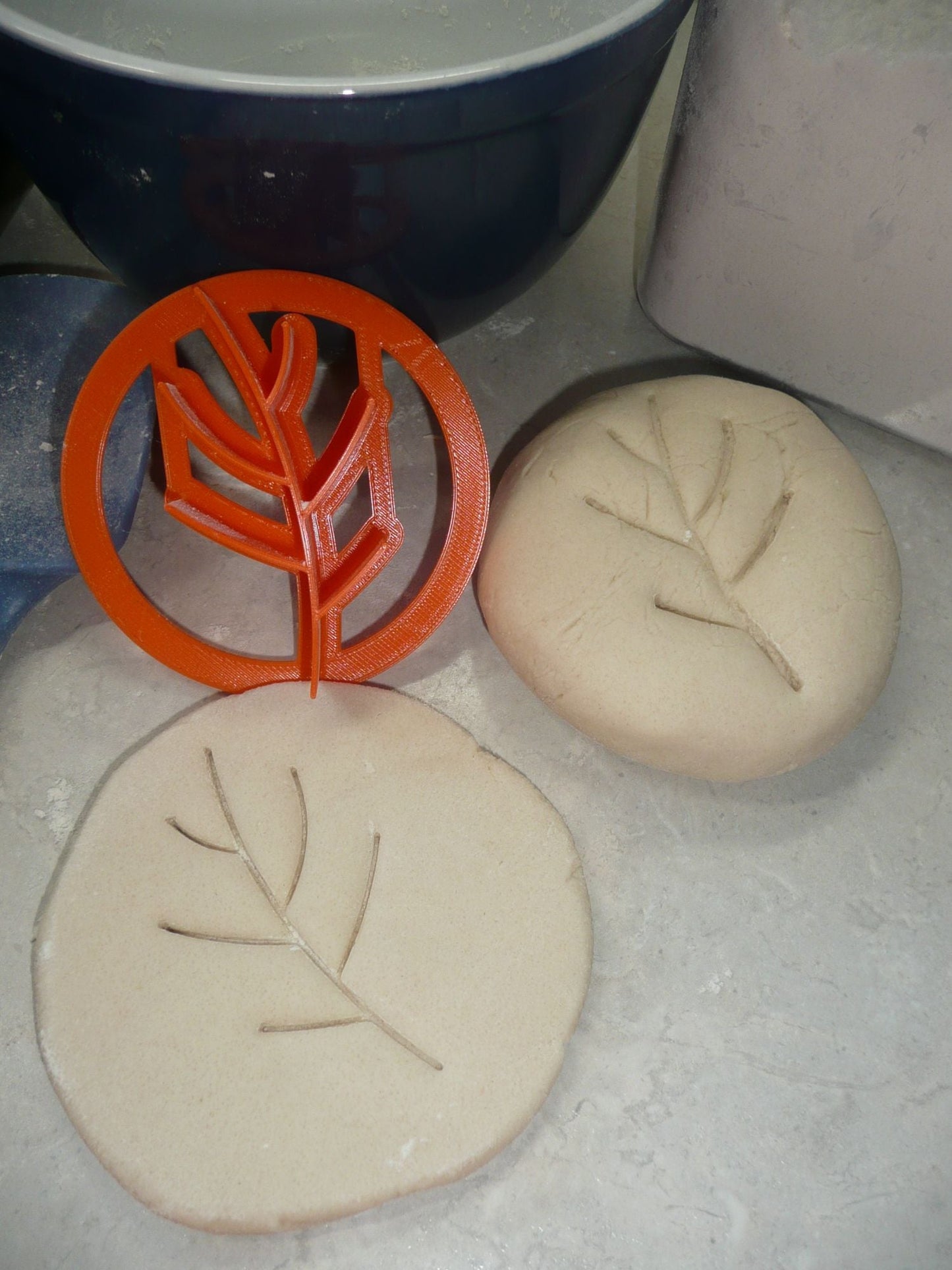 Fall Leaves Set Of 3 Concha Cutters Sweet Bread Stamp USA PR1936