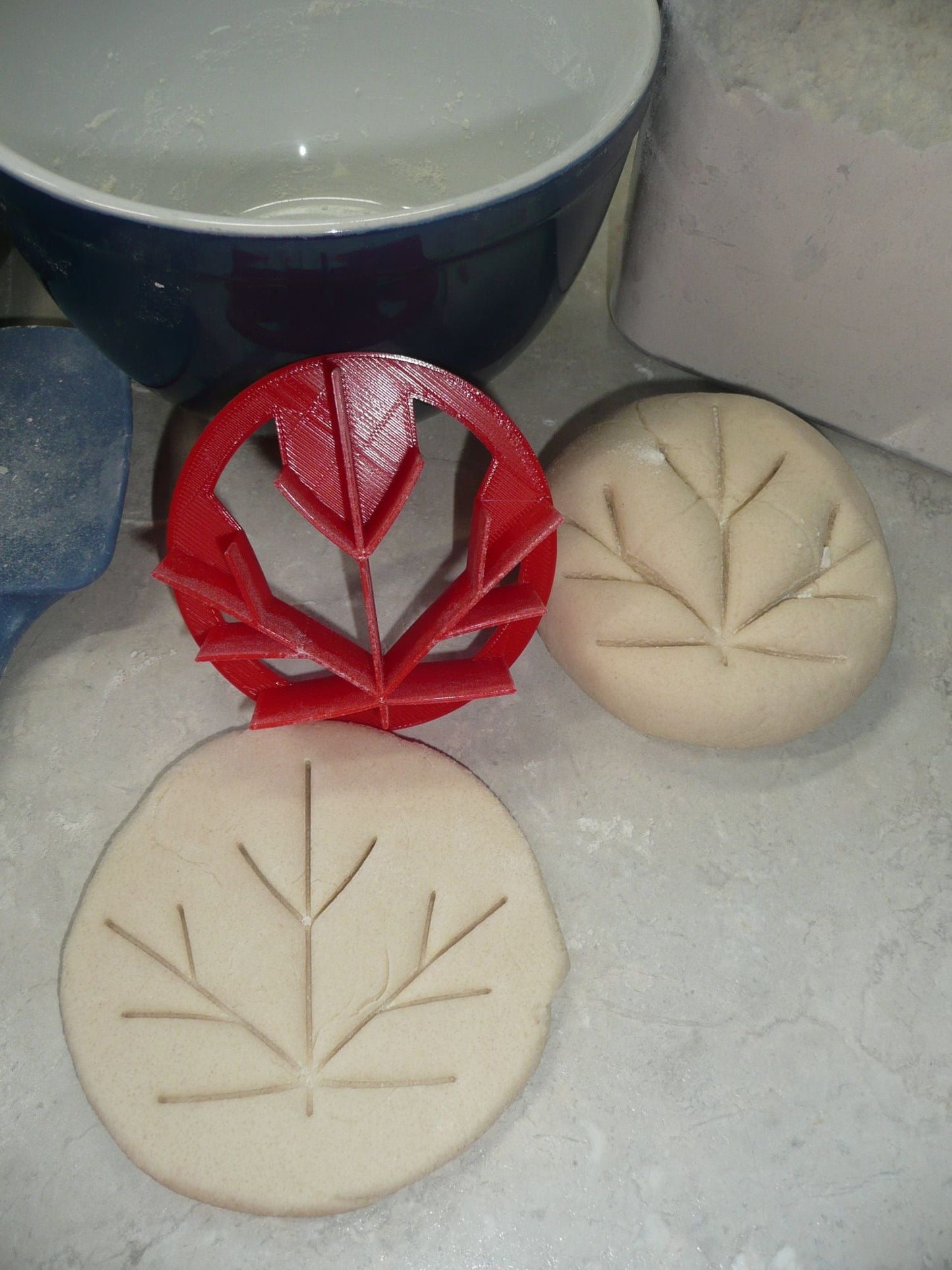 Fall Leaves Set Of 3 Concha Cutters Sweet Bread Stamp USA PR1936