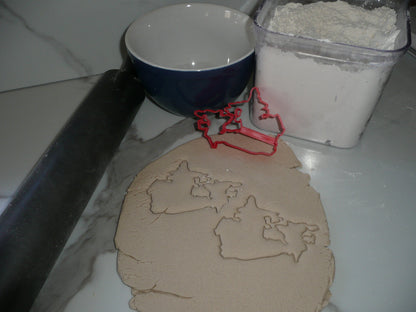 Canada USA Mexico North America Set Of 3 Cookie Cutters Made In USA PR1963