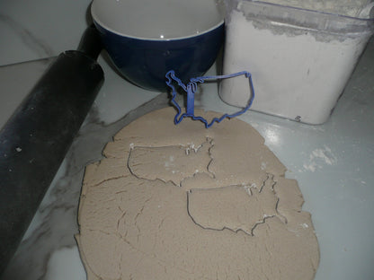 Canada USA Mexico North America Set Of 3 Cookie Cutters Made In USA PR1963