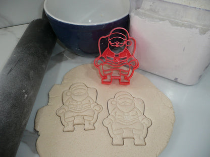 Donuts With Santa Christmas Set Of 4 Cookie Cutters Made In USA PR1969